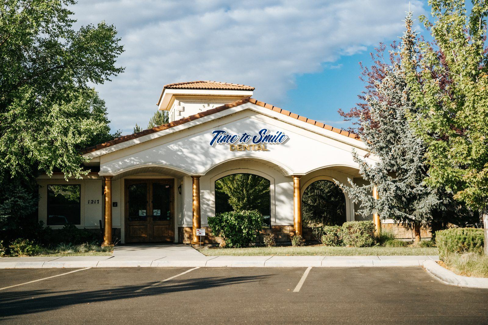 The Time To Smile Dental office on Iron Eagle Drive in Eagle, Idaho